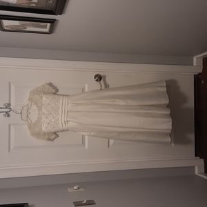Satin flower girl dress sz 8